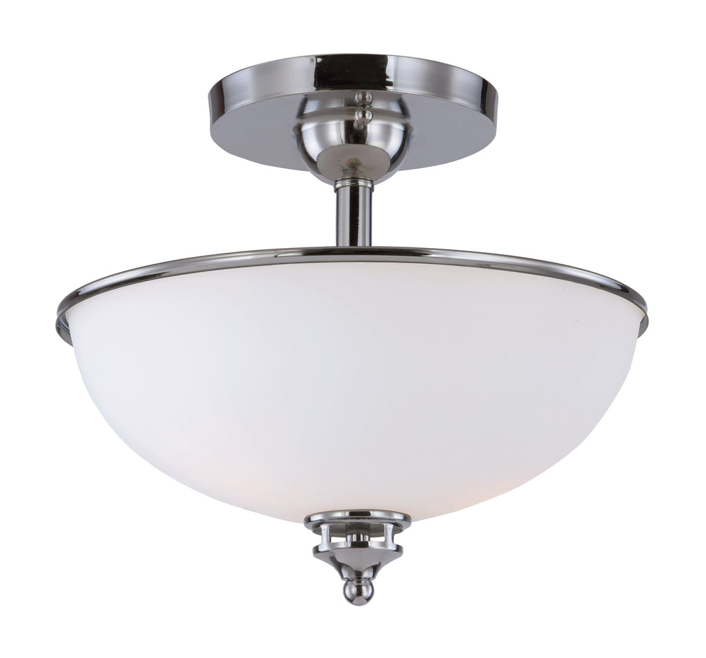 Novus 2-Light Semi-Flush Mount Polished Chrome - C157-21583SWPC