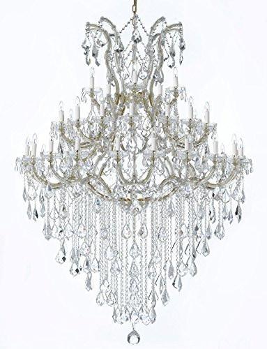 Large Foyer / Entryway Maria Theresa Empress Crystal (Tm) Chandelier Lighting H 72" W 52" - A500-Gold/B13/2756/36+1