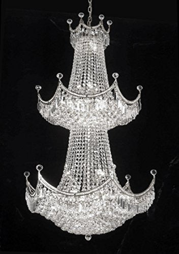 French Empire Empress Crystal(Tm) Chandelier Lighting H 66" W 36" - Cjd-Cs/2179/36