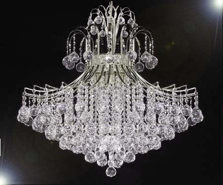 French Empire Empress Crystal (Tm) Chandelier Lighting H30" X W24" - J10-CS/26054/9