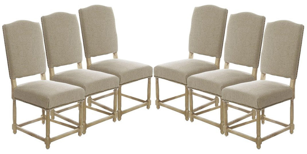 SET OF 6 Empire Parsons Upholstered Side Chair Dining Chairs - 2205-339-Set of 6