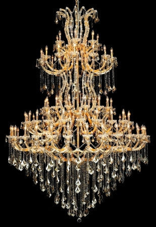 C121-2800G96G-GT By Regency Lighting-Maria Theresa Collection Gold Finish 85 Lights Chandelier