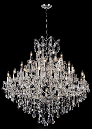 C121-2801G44C By Regency Lighting-Maria Theresa Collection Chrome Finish 37 Lights Chandelier
