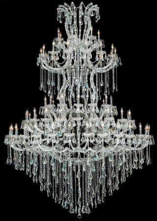 C121-2801G96C By Regency Lighting-Maria Theresa Collection Chrome Finish 85 Lights Chandelier